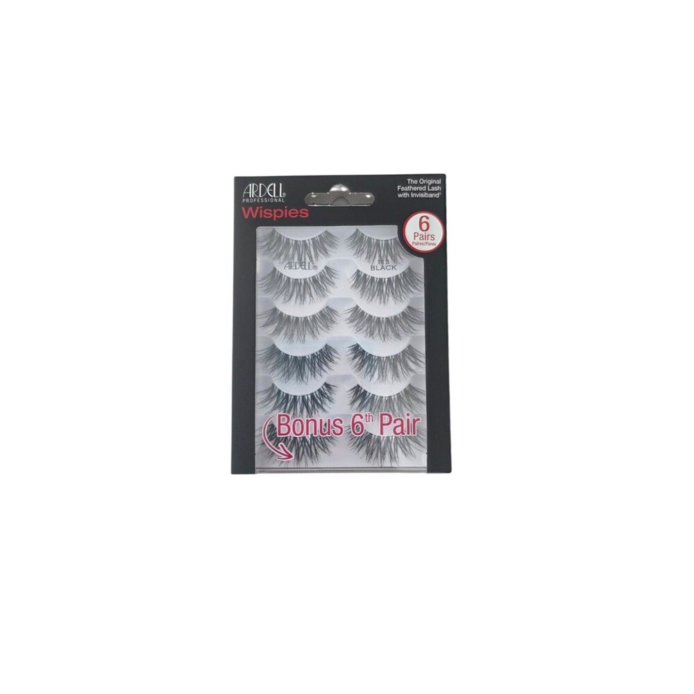 Ardell Professional Wispies Eye Lashes 6 pairs ~1 Pk
